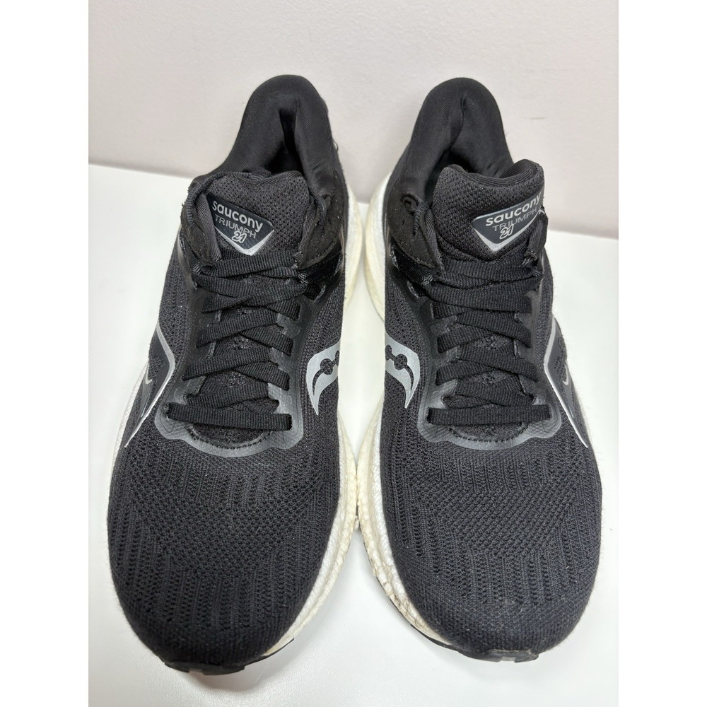 Saucony Triumph 21 Women's 'Black/White' Running Shoes S10881-10 LkNW - Size 7 - Picture 6 of 11